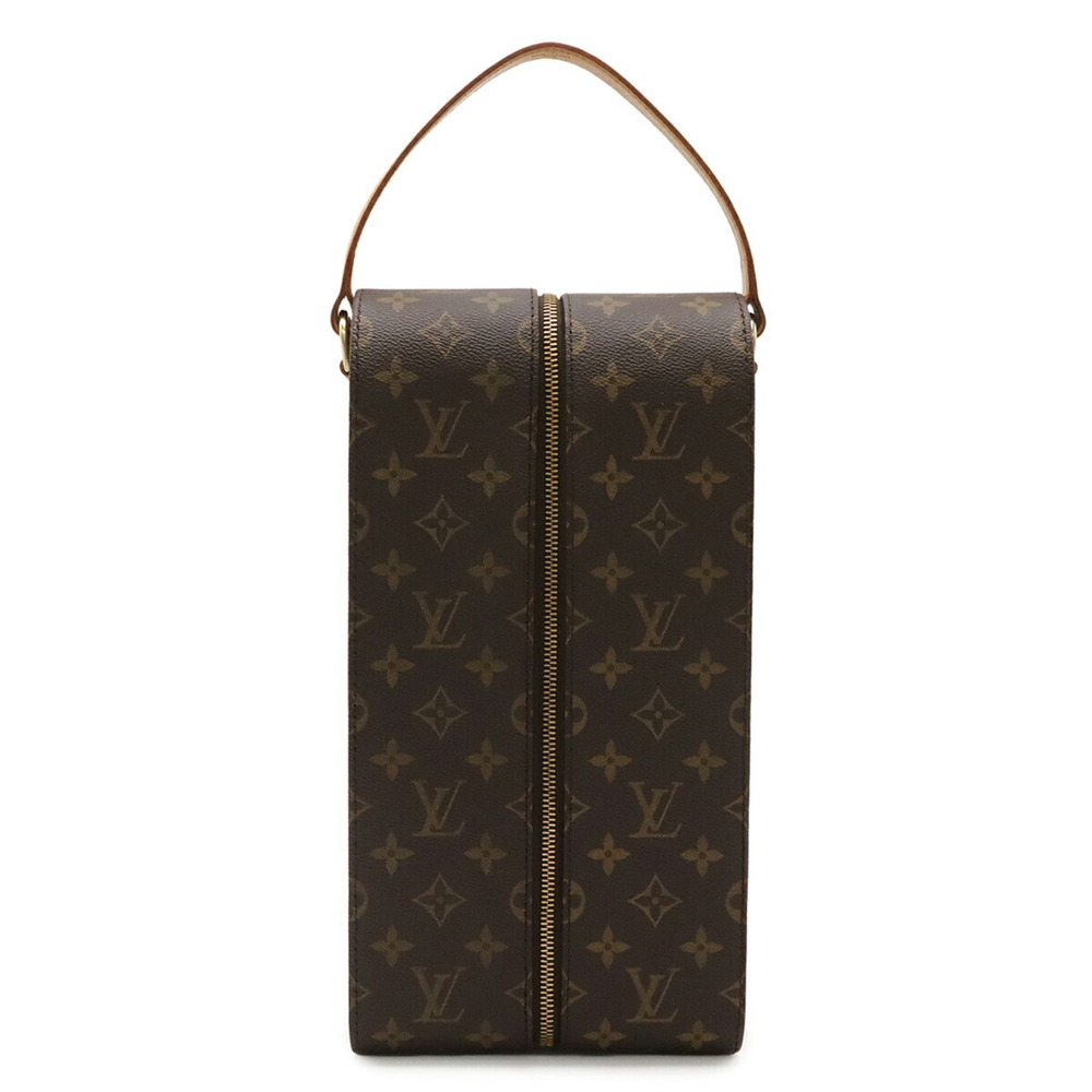 LOUIS VUITTON Monogram Wine Carrier Bag Handbag Bottle Case Golf Cup GOLF CUP...